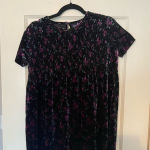 Vintage Velvet Floral dress